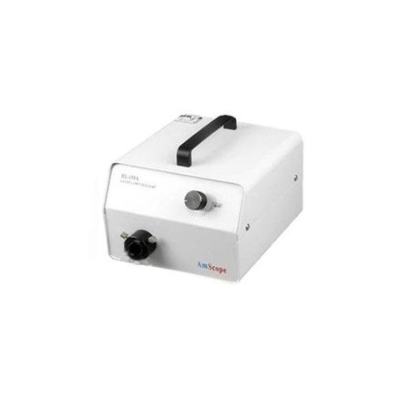 AMSCOPE 150W High-Power Halogen Fiber-Optic Microscope Illuminator HL150-A